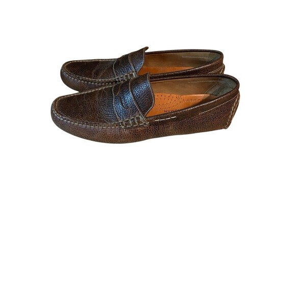 Martin Dingman Men's Monte Carlo Penny Driving Loafers Sz 10 Fast Shipping - Picture 3 of 7
